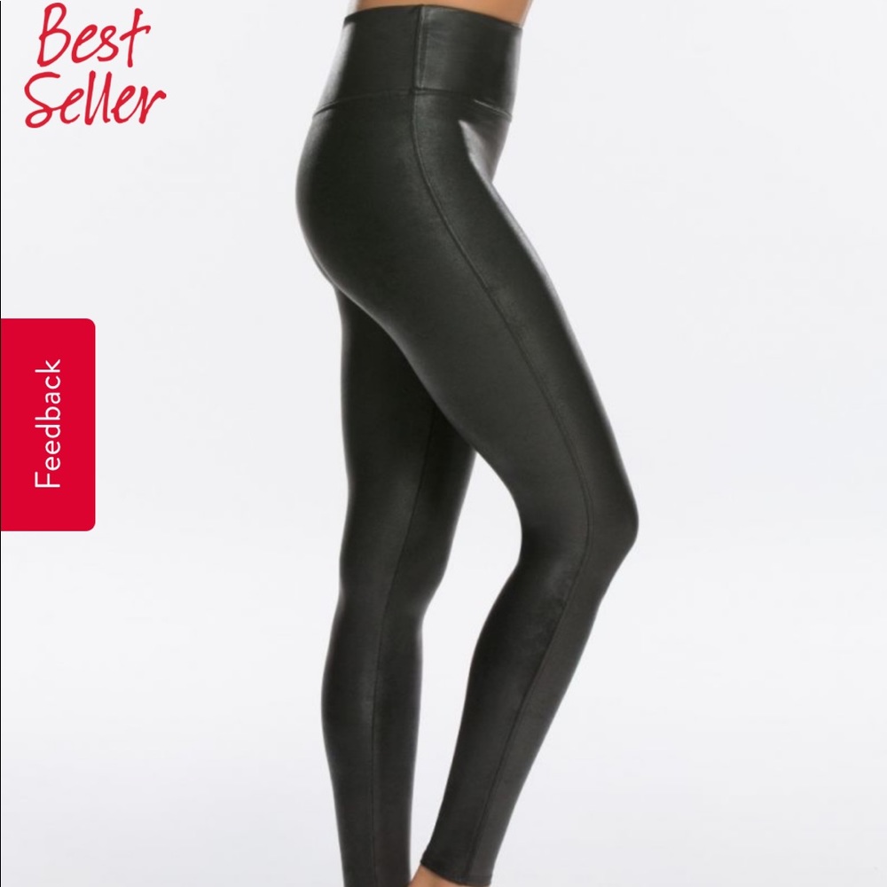 SPANX Leather Leggins